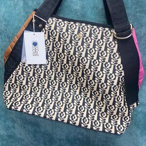 Orla Kiely Printed Pebble Grain Shoulder Bag Gondola Stem in a Vase